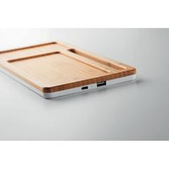 Vue Bloc de chargement sans fil - Malabar de couleur blanc| Krokrodeal