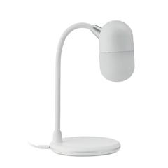 Vue Lampe de bureau sans fil - Capusla de couleur blanc| Krokrodeal