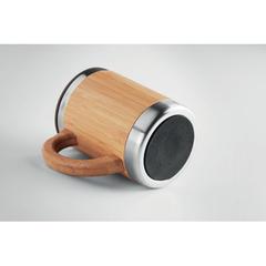 Vue Gobelet à double paroi 300ml - Mokka de couleur marron| Krokrodeal