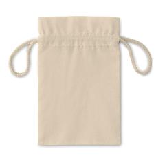 Vue Petit sac en coton - Taske small de couleur marron| Krokrodeal