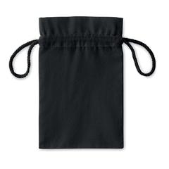 Vue Petit sac en coton - Taske small de couleur noir| Krokrodeal