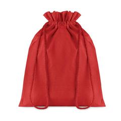 Vue Sac en coton modèle moyen - Taske medium de couleur rouge| Krokrodeal