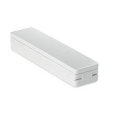 Vue Lampe de bureau station météo - Zeta de couleur blanc| Krokrodeal