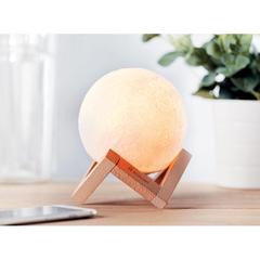Vue Enceinte sans fil forme lune - Lune de couleur blanc| Krokrodeal