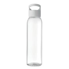 Vue Bouteille en verre 470ml - Praga de couleur blanc| Krokrodeal