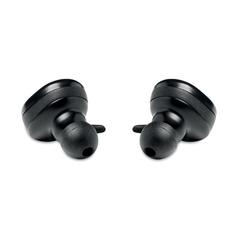 Vue Ecouteurs avec chargeur - Twins de couleur noir| Krokrodeal