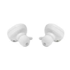 Vue Ecouteurs avec chargeur - Twins de couleur blanc| Krokrodeal