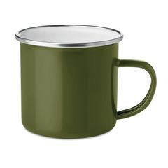 Vue Tasse en métal émaillé - Plateado de couleur vert| Krokrodeal