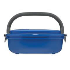 Vue Lunch box en PP - Lux lunch de couleur bleu| Krokrodeal