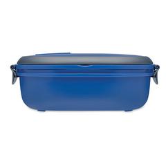 Vue Lunch box en PP - Lux lunch de couleur bleu| Krokrodeal