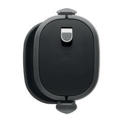 Vue Lunch box en PP - Lux lunch de couleur noir| Krokrodeal