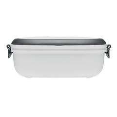 Vue Lunch box en PP - Lux lunch de couleur blanc| Krokrodeal