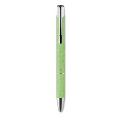 Vue Stylo poussoir blé paille ABS - Bern pecas de couleur vert| Krokrodeal