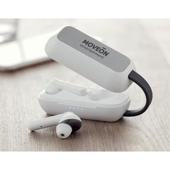 Vue Base de charge sans fil TWS - Folk de couleur blanc| Krokrodeal