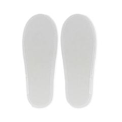 Vue Paire de pantoufles & pochette - Flip flap de couleur blanc| Krokrodeal