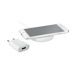 Vue Set chargeur sans fil - Wireless plato set de couleur blanc| Krokrodeal