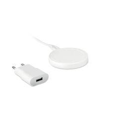 Vue Set chargeur sans fil - Wireless plato set de couleur blanc| Krokrodeal