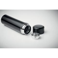 Vue Bouteille avec thermomètre - Pole de couleur noir| Krokrodeal