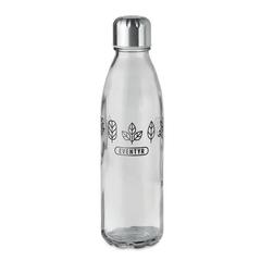 Vue Bouteille en verre 650ml - Aspen glass de couleur gris| Krokrodeal
