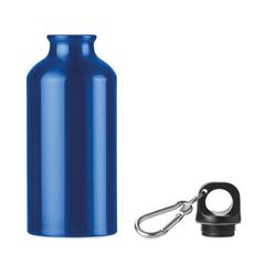Vue Bouteille aluminium 400 ml - Mid moss de couleur bleu| Krokrodeal