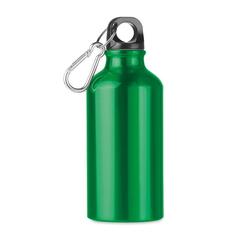 Vue Bouteille aluminium 400 ml - Mid moss de couleur vert| Krokrodeal
