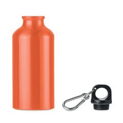 Vue Bouteille aluminium 400 ml - Mid moss de couleur orange| Krokrodeal