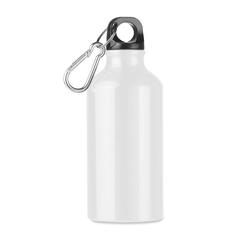 Vue Bouteille aluminium 400 ml - Mid moss de couleur blanc| Krokrodeal