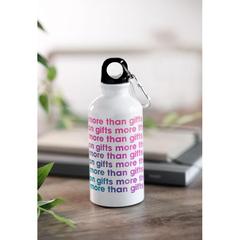 Vue Bouteille aluminium 400 ml - Mid moss de couleur blanc| Krokrodeal