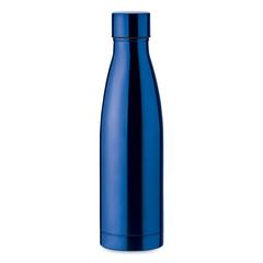 Vue Bouteille double paroi 500ml - Belo bottle de couleur bleu| Krokrodeal