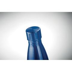 Vue Bouteille double paroi 500ml - Belo bottle de couleur bleu| Krokrodeal