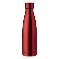 Vue Bouteille double paroi 500ml - Belo bottle de couleur rouge| Krokrodeal