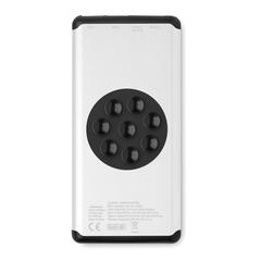 Vue Powerbank 10000 avec ventouse - Siur power de couleur gris| Krokrodeal