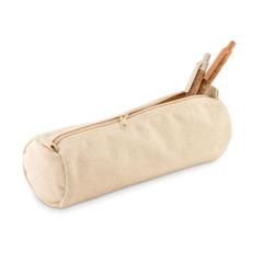 Vue Trousse en coton - Natu pouch de couleur marron| Krokrodeal