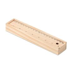 Vue Set de 12 crayons en bois - Todo set de couleur marron| Krokrodeal