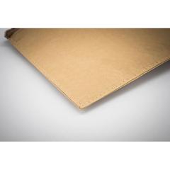 Vue Trousse en papier tissé - Flat case de couleur marron| Krokrodeal