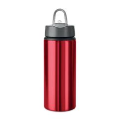 Vue Bouteille Aluminium 600 ml - Atlanta de couleur rouge| Krokrodeal