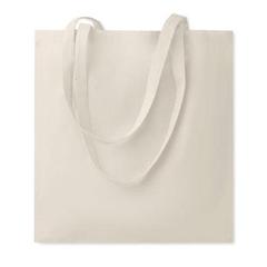 Vue Sac shopping coton 180gr/m² - Cottonel ++ de couleur marron| Krokrodeal