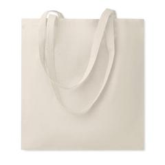 Vue Sac shopping coton 180gr/m² - Cottonel ++ de couleur marron| Krokrodeal