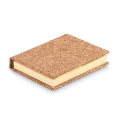 Vue Bloc-notes en liège - Visioncork de couleur marron| Krokrodeal