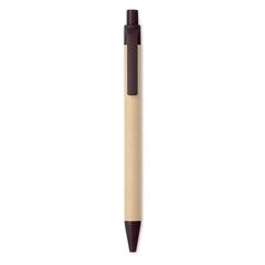 Vue Stylo à bille en café / ABS - Janeiro de couleur marron| Krokrodeal