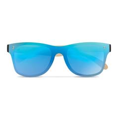 Vue Lunettes de soleil - Aloha de couleur bleu| Krokrodeal