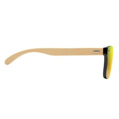 Vue Lunettes de soleil - Aloha de couleur jaune| Krokrodeal