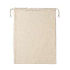 Vue Sac réutilisable filet coton - Veggie de couleur marron| Krokrodeal