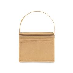 Vue Sac isotherme 6 canettes - Papercool de couleur marron| Krokrodeal