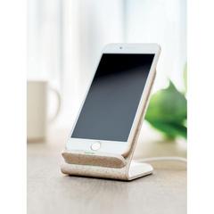 Vue Support et chargeur - Layaback de couleur marron| Krokrodeal