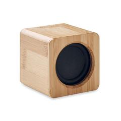 Haut-parleur en bambou - Audio publicitaire pas cher