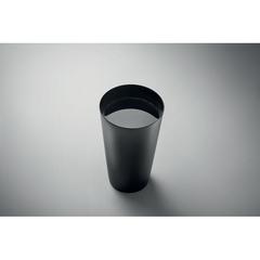 Vue Gobelet réutilisable 500ml - Festa large de couleur noir| Krokrodeal