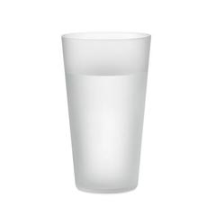 Vue Gobelet réutilisable 500ml - Festa large de couleur blanc| Krokrodeal