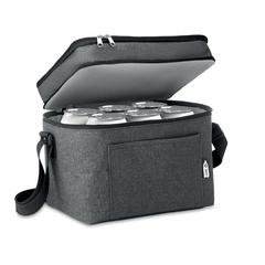 Vue Sac isotherme en RPET - Icecube de couleur noir| Krokrodeal