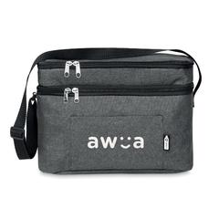 Vue Sac isotherme en RPET - Icecube de couleur noir| Krokrodeal